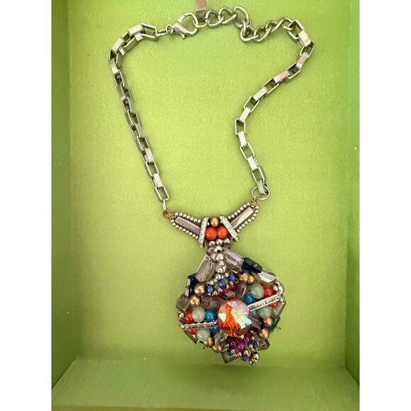 Anthropologie Damselfly pendant necklace by Pam Hiram - Picture 1 of 3